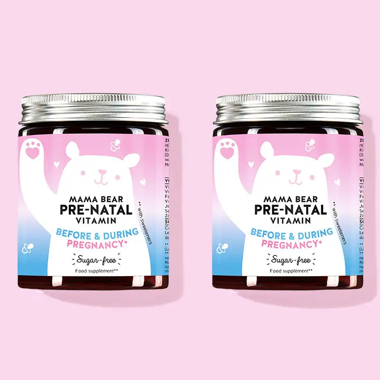 1-month treatment of Pre-Natal Mama Bear vitamins to with folic acid to support fertility and pregnancy. 