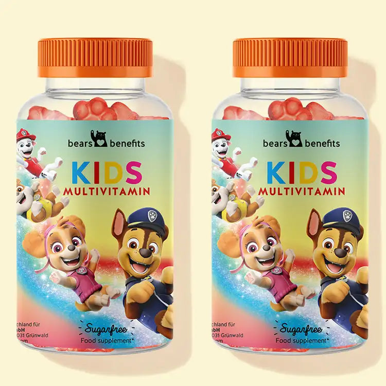 2-month treatment of Paw Patrol multivitamins for children to support their health and development. 