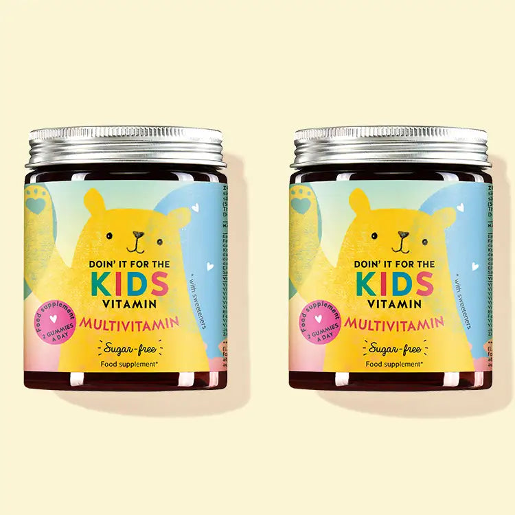 2-month treatment of Doin’ It For The Kids vitamins to promote children’s physical and mental development.
