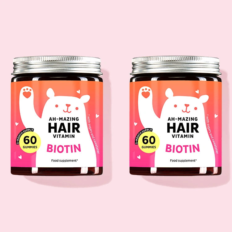 4-month treatment of Ah-mazing hair vitamins with biotin for hair/nail growth and maintenance.