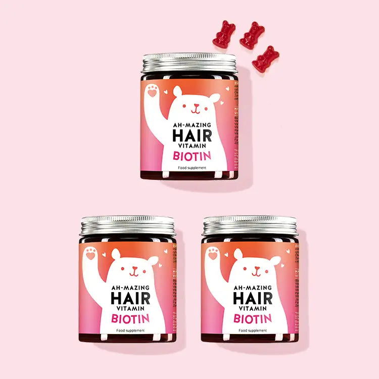 6-month treatment of Ah-mazing hair vitamins with biotin for hair/nail growth and maintenance.