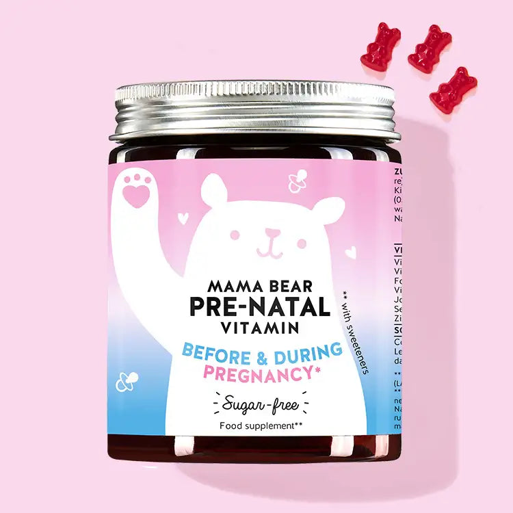 Product picture of Pre-Natal Mama Bear vitamins to support fertility and pregnancy.