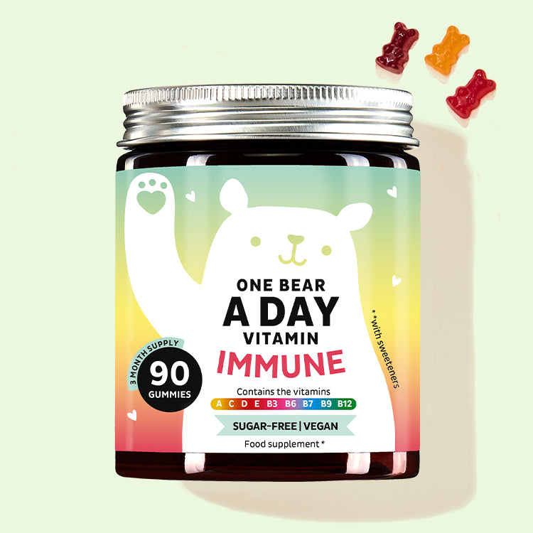 Product picture of One Bear a Day vitamins for the immune system.